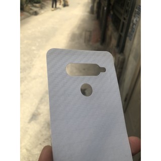 dán lưng vân carbon LG V40