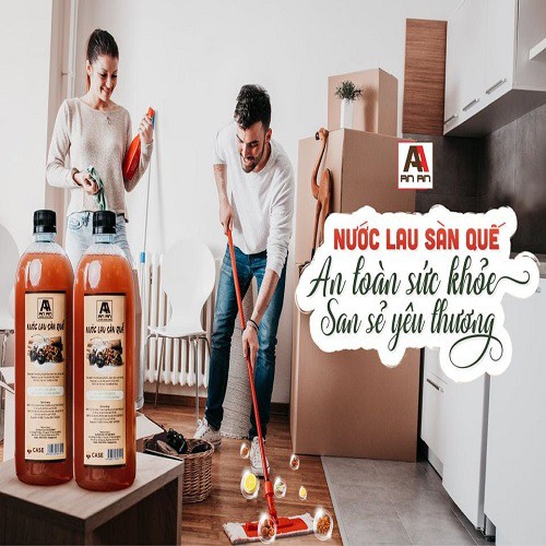 Nước Lau Sàn Quế An An,(1000ml)| Xua Đuổi Kiến, Muỗi, Gián | An Toàn Cho Bé và Bà Bầu