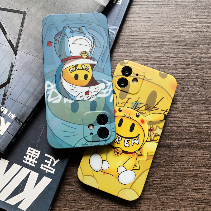 Ốp Lưng Mềm In Hình Doraemon Cho Iphone 12 Pro Max / I7 / I8 Plus / X / Xs / Xr / Xs Max / 11 / 11 Pro / 11 Pro Max / Se2