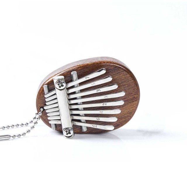 [có sẵn] Đàn kalimba 17 phím gỗ nguyên khối Mahagony GECKO000037