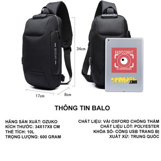 Túi đeo chéo 4.0 thương hiệu Ozuko