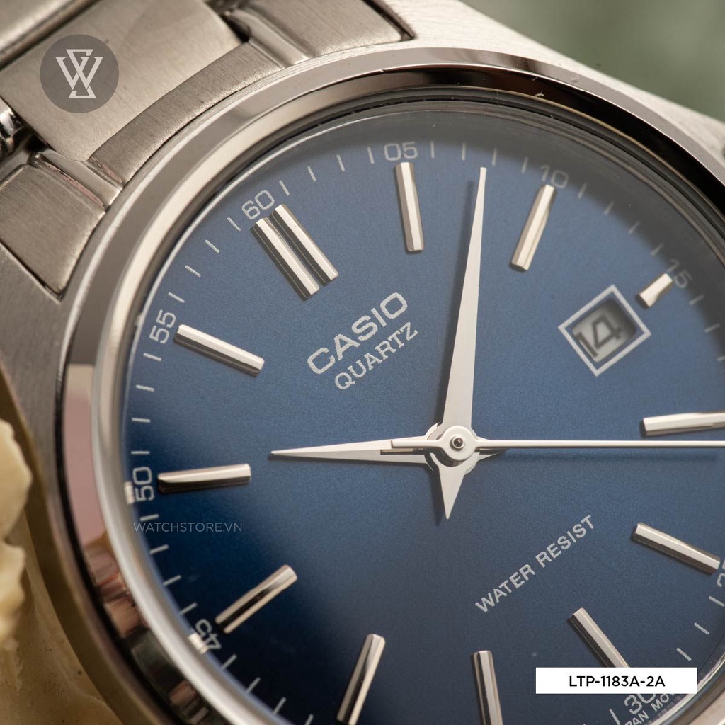Đồng Hồ Quartz Nữ Casio WATCHSTORE LTP-1183A-2ADF Thiết Kế Mặt Kính Khoáng 26 mm, Dây Kim Loại Và Vỏ Thép Không Gỉ