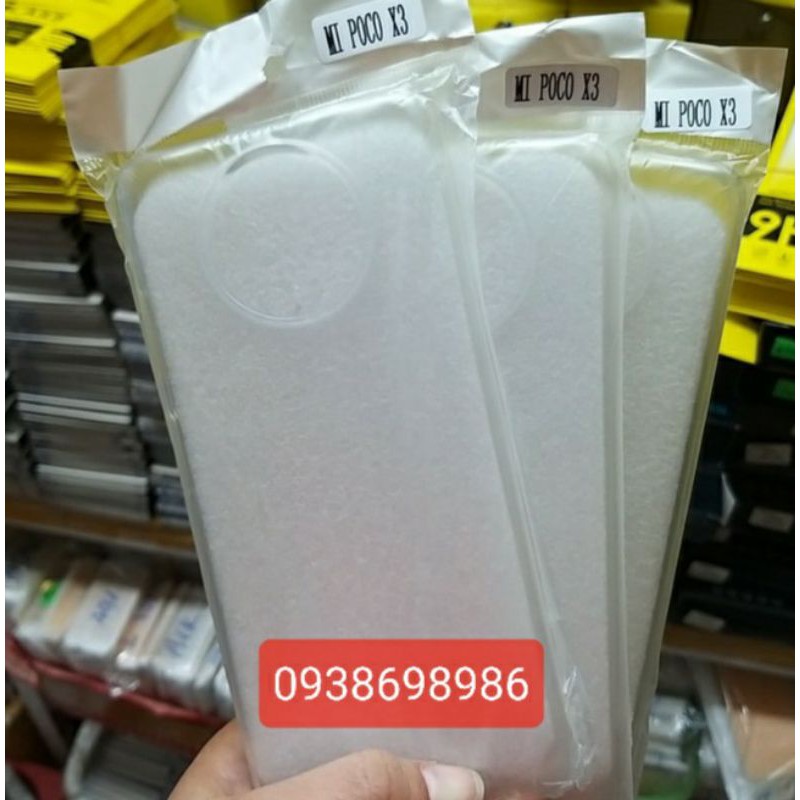 ốp lưng xiaomi poco X3 / X3 NFC / poco X3 pro dẻo trong suốt