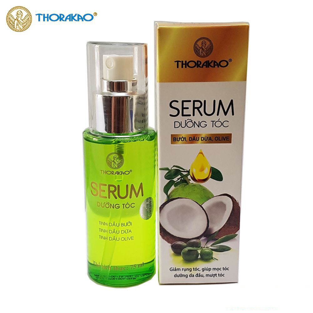 SERUM DƯỠNG TÓC 75ML (BƯỞI - DẦU DỪA - OLIVE)  THORAKAO