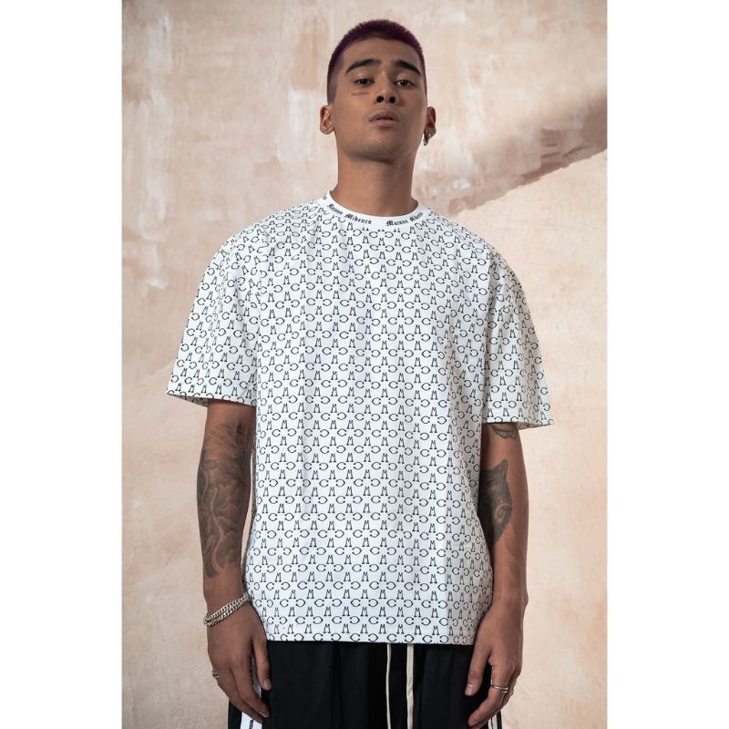 Áo phông nam nữ MIKENCO Monogram Tshirt