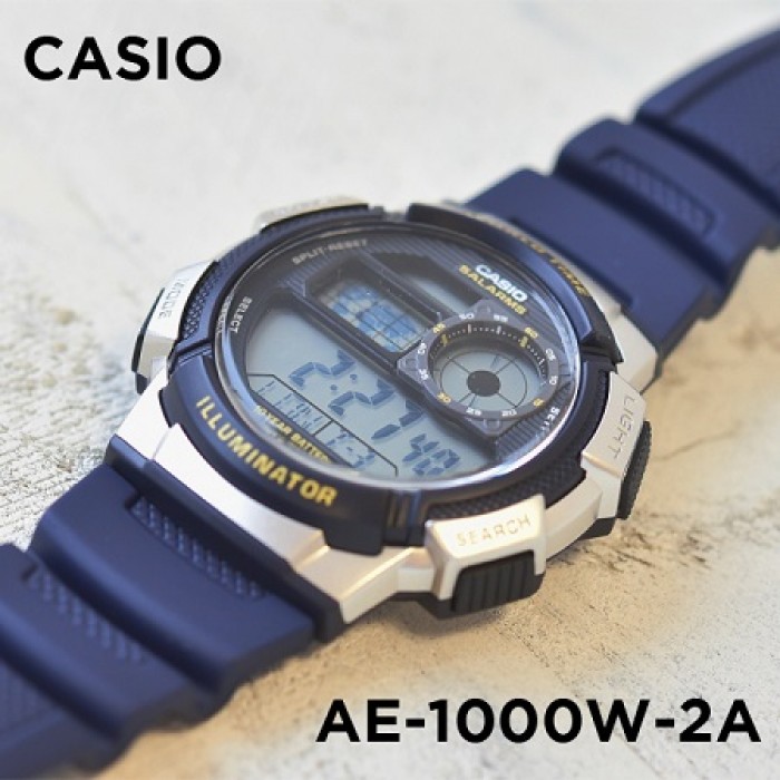 ĐỒNG HỒ NAM CASIO AE-1000W-2AVDF Điện tử - Dây nhựa - Pin 10 năm