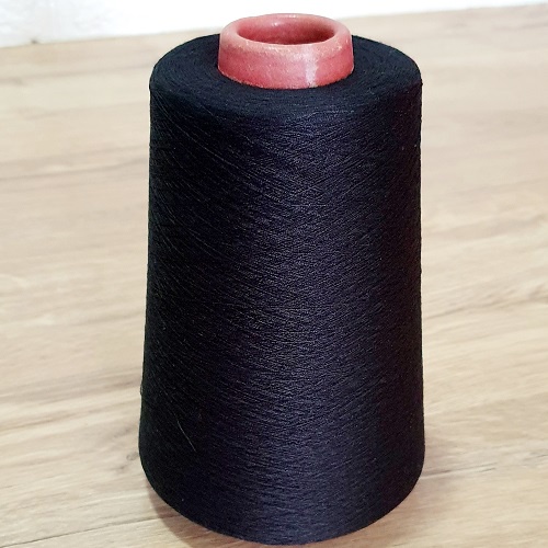 [HCM] Chỉ May Công Nghiệp Cuộn Lớn Sợi 40/2 Thông Dụng Dài Khoảng 20.000 Mét - Gần Nửa Kg Màu Đen
