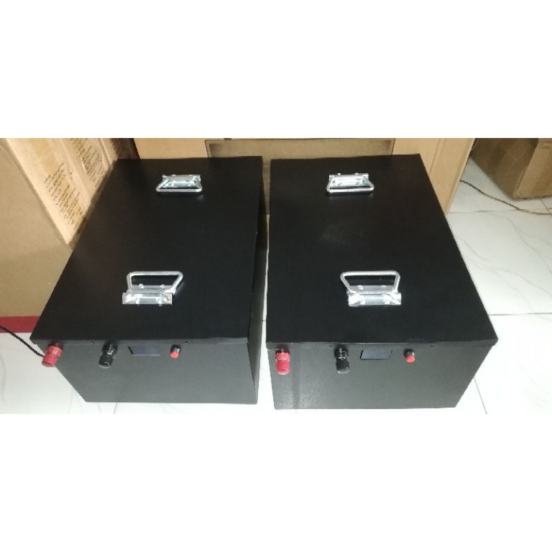 Bộ PinLithium 48v 100A thùng kẽm 1.5ly