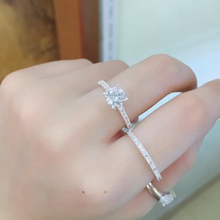 Nhẫn cặp bạc nhỏ xinh