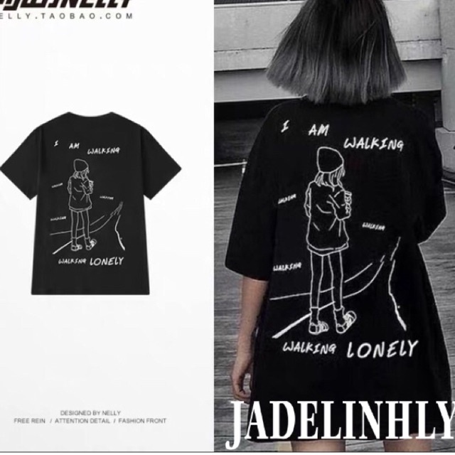Áo phông nelly heybig sale ( có sẵn ) Lonely