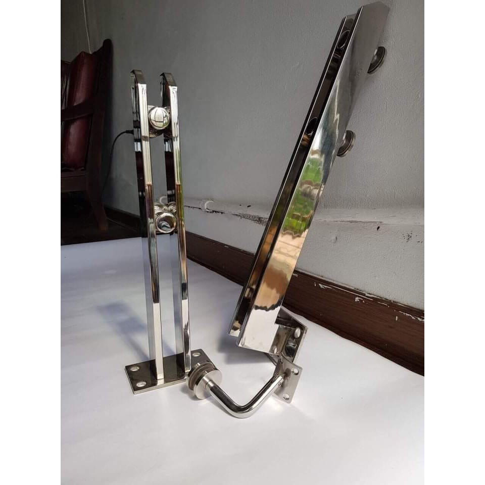 Trụ Cầu Thang  Phụ Kiện Cầu Thang Trụ Hộp 10*40 Inox 304 Bảo Hành 2 Năm