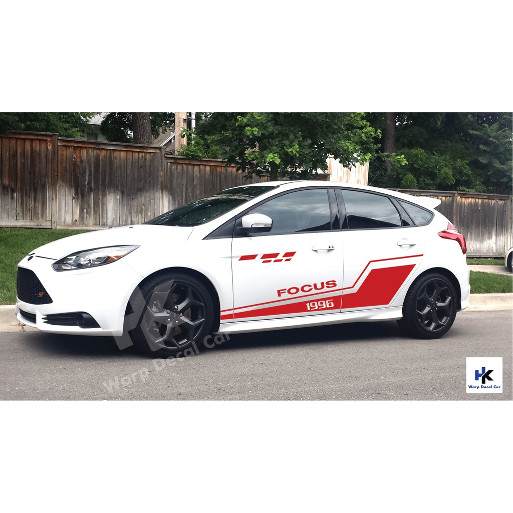 Tem dán xe ô tô  Ford Focus phong cach thể thao