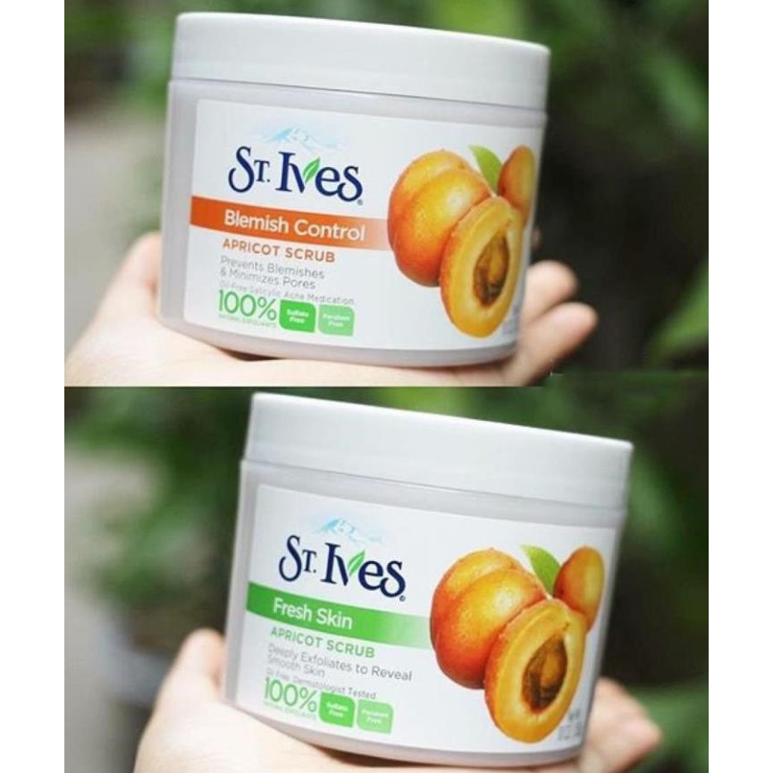 Tẩy Tế Bào Chết Toàn Thân St Ives Apricot Scrub Fresh Skin 283g