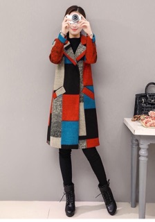 Áo khoác dạ nữ đa sắc cao cấp đủ size
