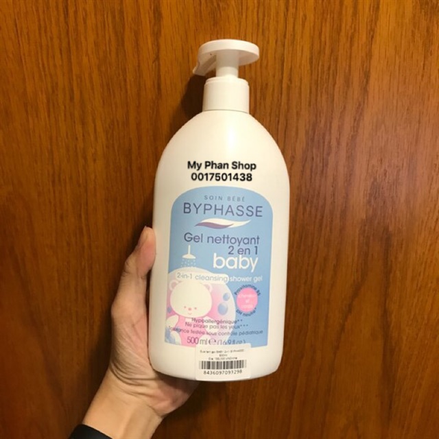 Sữa tắm gội Baby 2in1 BYPHASSE