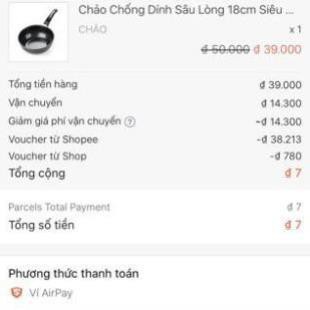 Chảo Chống Dính Lòng Sâu 18cm, Chiên, Dán, Xào Đa Năng Siêu Bền Dùng Cho Mọi Loại Bếp shopthuylinh194