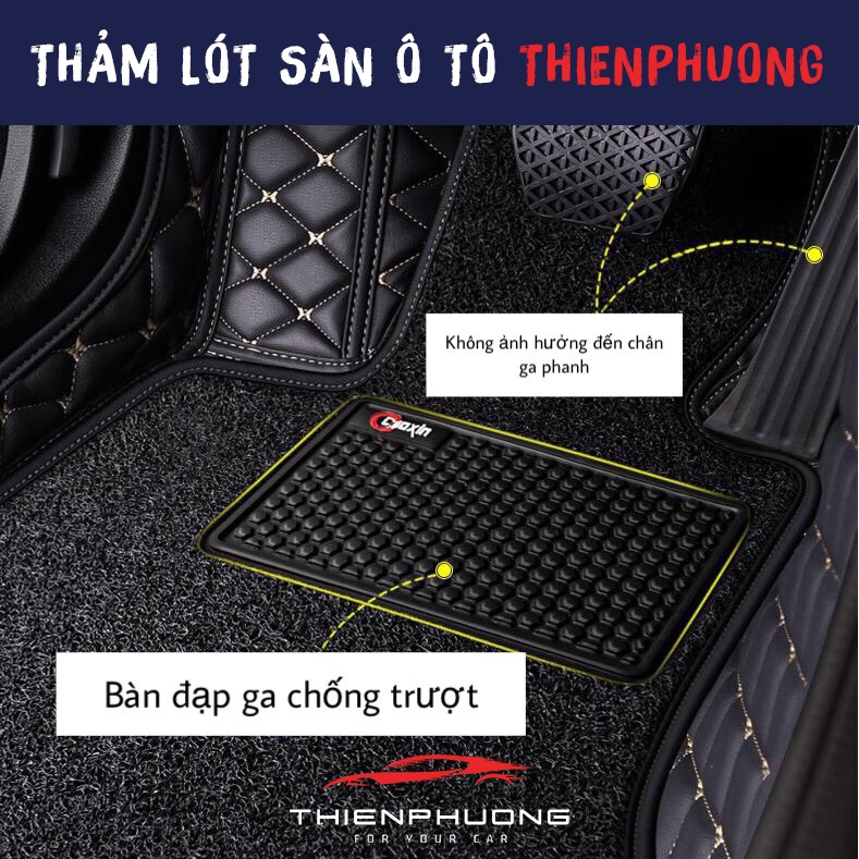Thảm lót sàn ô tô 6d cho xe Peugeot 3008, thảm sàn không mùi, chống thấm nước cao cấp