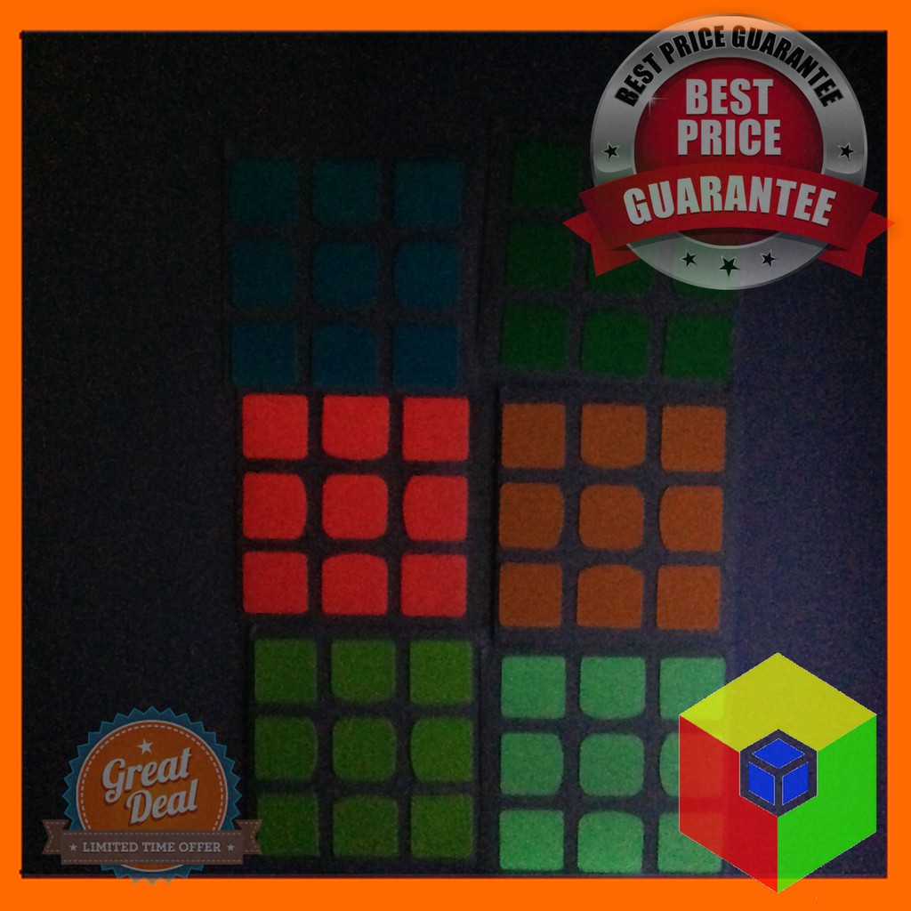 Phụ kiện Rubik - Sticker phát sáng