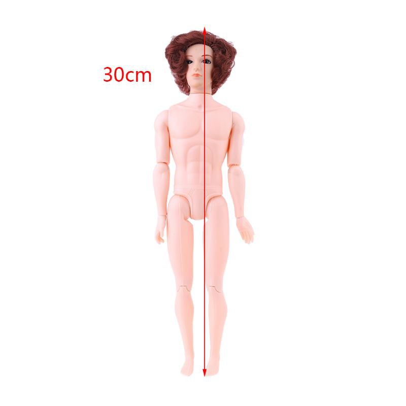 Tóc Giả Cho Búp Bê Ken 30cm 12 Khớp Có Thể Điều Chỉnh Được