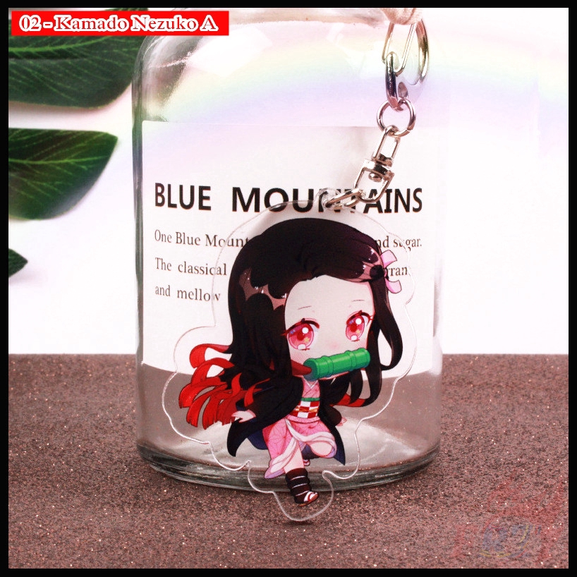❀ Demon Slayer: Kimetsu no Yaiba Móc khóa - Series 01 ❀ 1Pc Anime Acrylic Double-Sided Printed KeyRing Pendant Gifts
