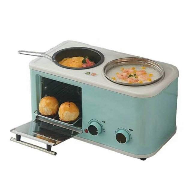 BẾP NƯỚNG CHIÊN HẤP 3 TRONG 1, LÒ NƯỚNG ĐA NĂNG