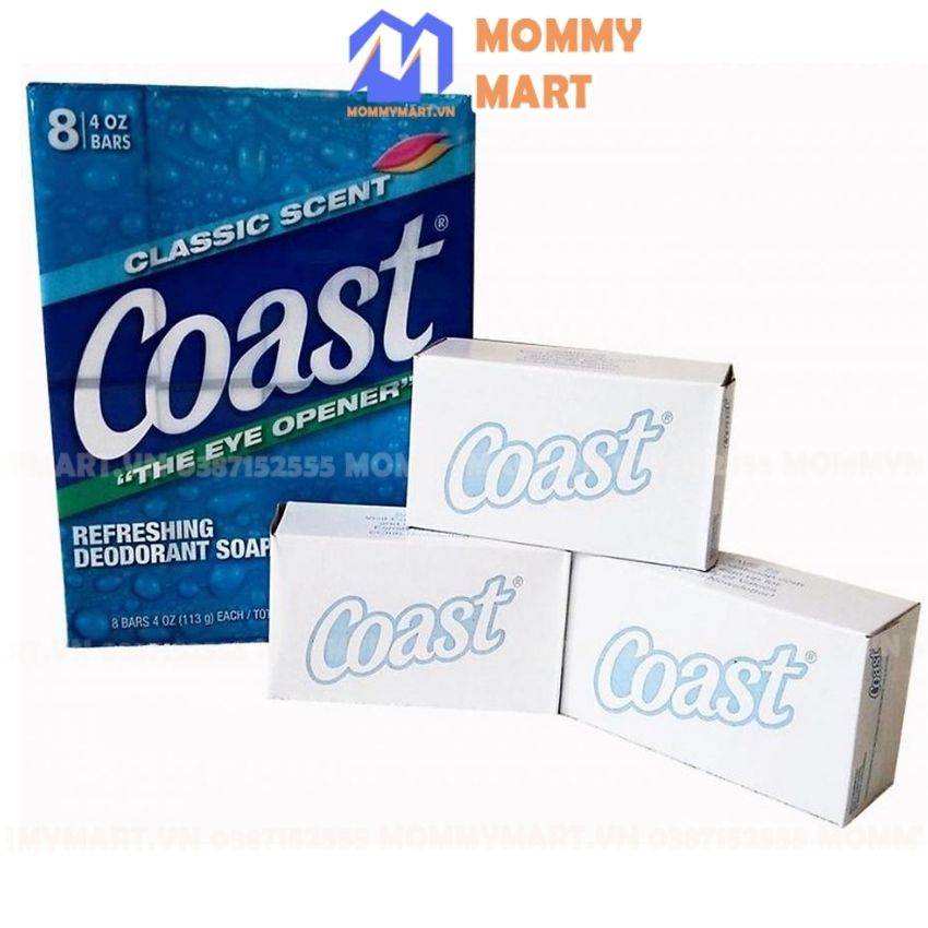 Xà phòng Coast Classic Scent 113g nhập khẩu Mỹ, tắm gội cực thích hương thơm truyền thống lãng mạn MommyMart