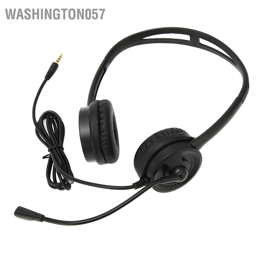 Có thể bán buôn Tai nghe Call Center Khử tiếng ồn 3.5mm trên tai đa năng cho văn phòng tại nhà Tổng đài tiếp thị qua điện thoại Washington057 Hàng giao ngay