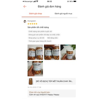 [RẺ VÔ ĐỊCH] TÓP MỠ THUẦN CHAY ĂN LIỀN