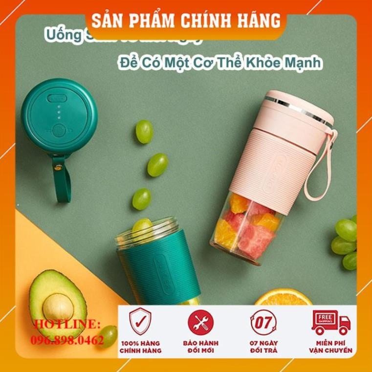 [CHÍNH HÃNG-FREESHIP] Máy Xay Sinh Tố Mini JUICER 350ml, Máy Xay Sinh Tố Cầm Tay Đa Năng SIÊU HOT Xay Cả Đá - Thịt