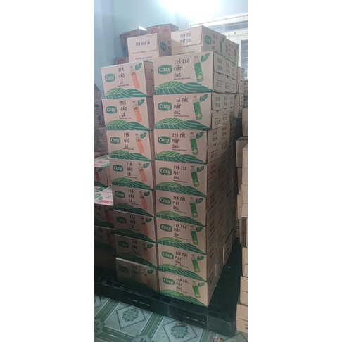 PHIÊN BẢN MỚI-TRÀ COZY CHAI  TRÀ TẮC MẬT ONG-TRÀ VẢI-TRÀ ĐÀO SẢ-TRÀ OLONG XOÀI 455Ml/Chai