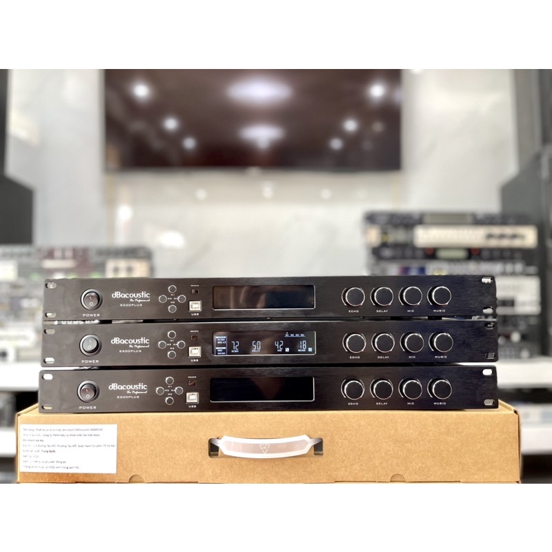 Vang số dB acoustic S600 Plus echo và reverb đều mạnh.Tặng dây giắc