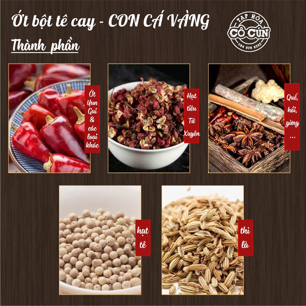 [ĐẶC BIỆT] Ớt bột tê cay con cá vàng - Đồ chấm Tứ Xuyên | BigBuy360 - bigbuy360.vn