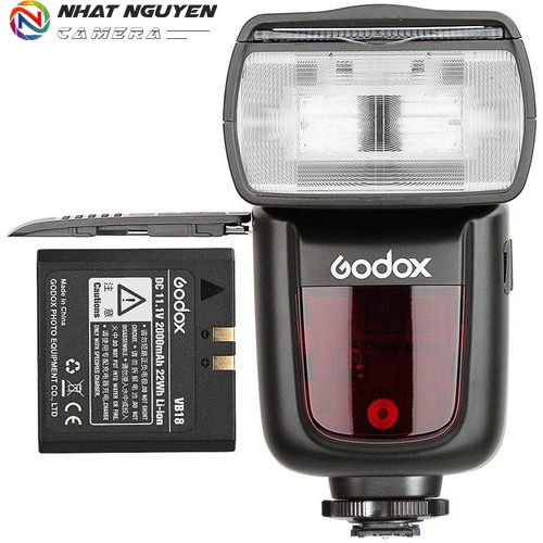 Đèn Flash Godox V860II Cho Canon (Kèm pin và sạc) - Flash Canon Godox V860 Canon II