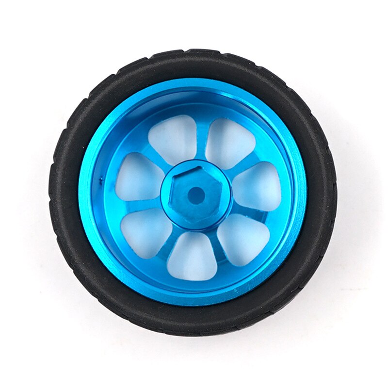 Vành và Lốp 4PCS với Bộ điều hợp 7mm đến 12mm cho 1/18 WLtoys A959-B A949 A959 A969 A979 K929 Bộ phận ô tô RC Bánh xe hợp kim nhôm