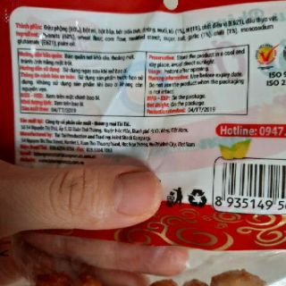 Đậu phộng rang tỏi ớt gói 90g