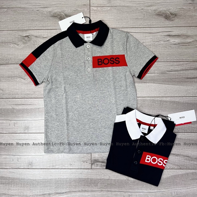 Áo polo Boss  bé trai