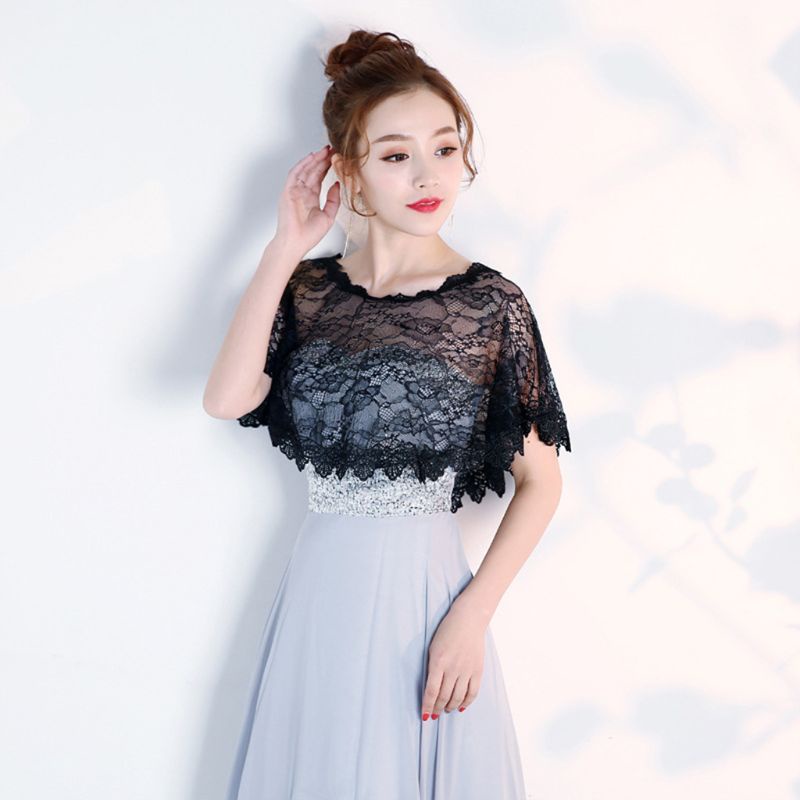 Áo Choàng Ren Hoa Xếp Ly Chống Nắng Thời Trang Mùa Hè Cho Nữ