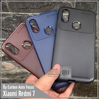 Ốp lưng Xiaomi Redmi 7 chống sốc Carbon Auto Focus