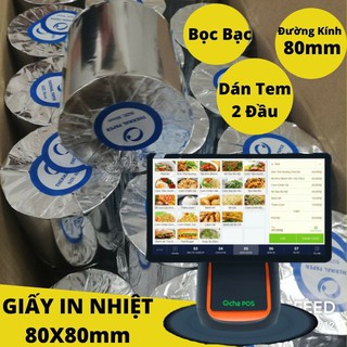 Thùng Giấy in nhiệt k80x80mm In bill k80x80 In hóa đơn k80x80
