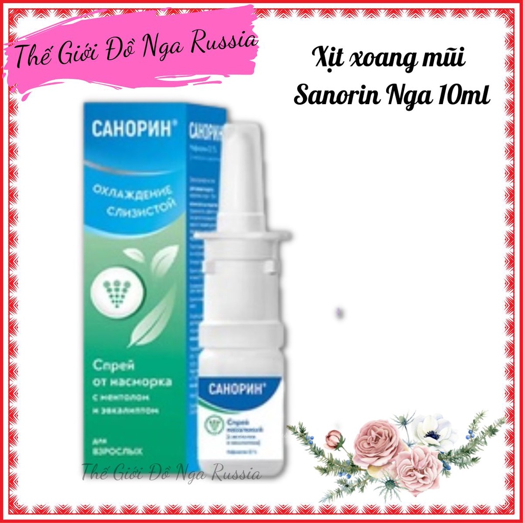 Xịt xoang mũi Sanorin Nga 10ml