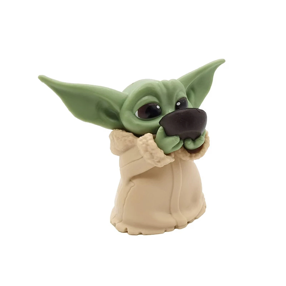 Set 5 Mô Hình Đồ Chơi Nhân Vật Yoda Trong Phim Star Wars 4-6cm