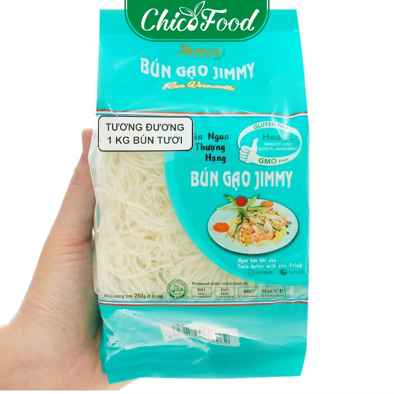 Bún Gạo Lứt Jimmy Giảm Cân Bún Ngon Thượng Hạng Gói 250g