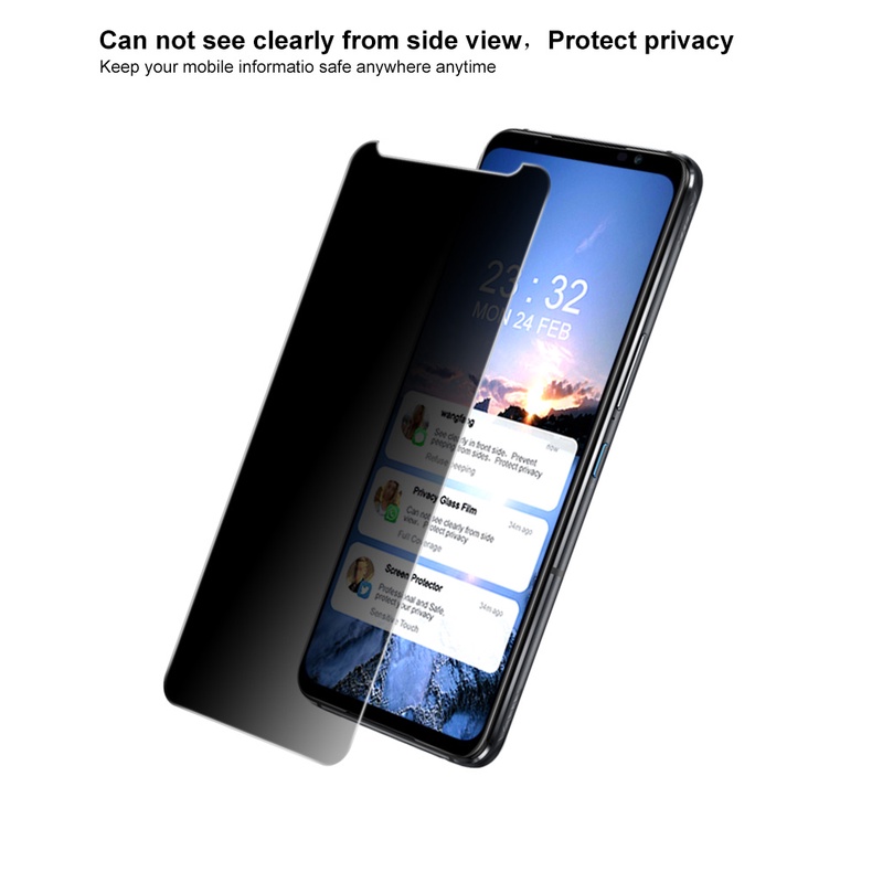 Kính Cường Lực Imak Chống Nhìn Trộm Bảo Vệ Màn Hình Cho ASUS ROG Phone 6 Pro ROG Phone6