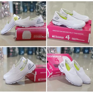 SKECHERS Giày Trượt Patin Thời Trang Cho Nữ Giày Không Có Dây Buộc Dành Cho Nữ