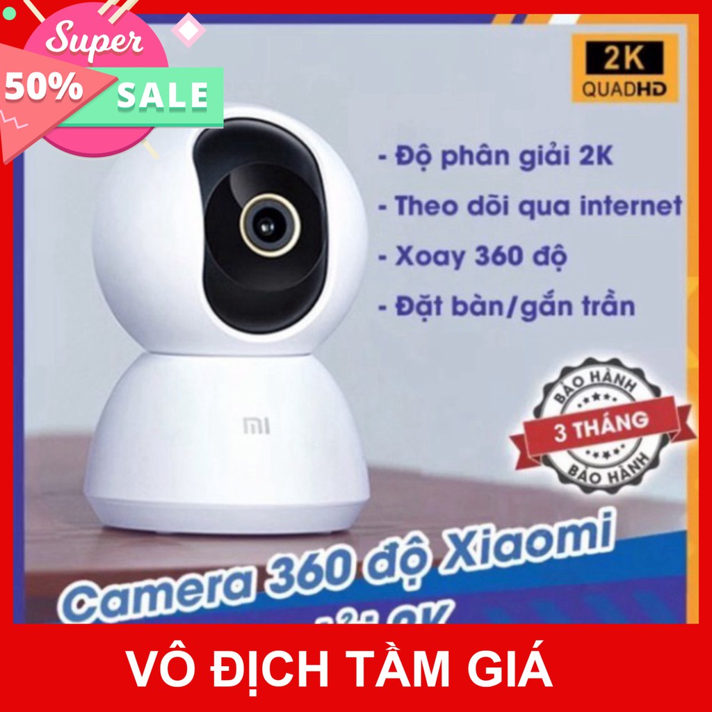 SALE KỊCH SÀN Camera ip xoay 360 độ Xiaomi Mijia 2k 2020 SALE KỊCH SÀN