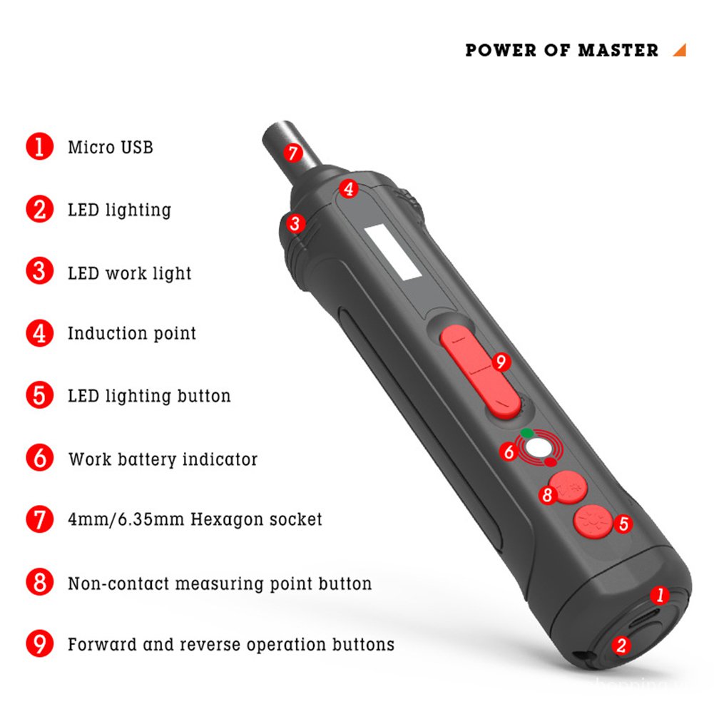 Mini Electric Screwdriver USB Charging Portable Screw Driver Cordless Power Screwdriver Drill Magnetic Screw Driver Repair Set