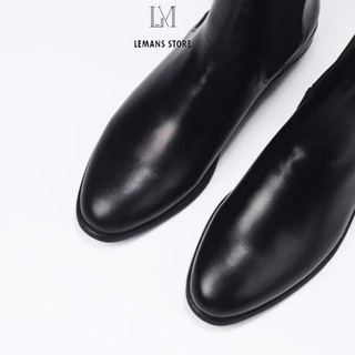 Giày da Chelsea Boots Classic Black CB02 LEMANS