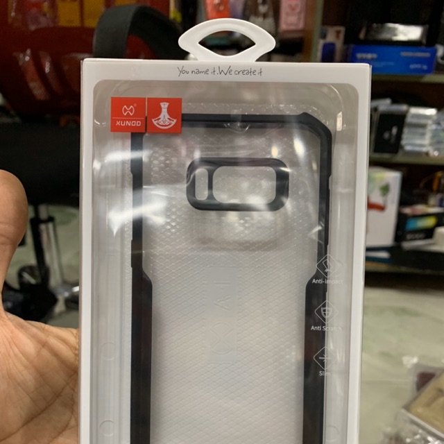Ốp Sámung S8 Plus dẻo viềng chống sốc lưng trong
