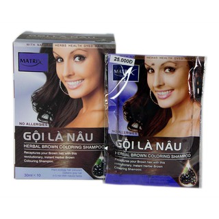 Gội Là Nâu Matrix Color Hair Dye 30 ml