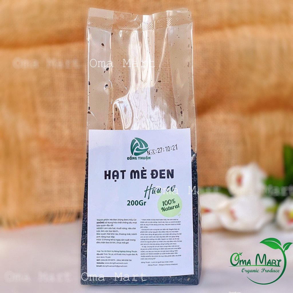 Hạt mè đen Đồng Thuận 200g